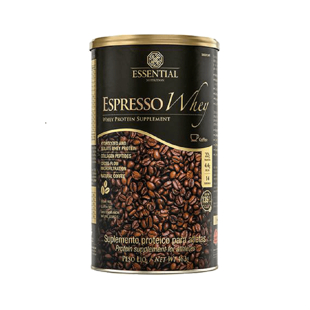 Espresso Whey Lata 462g Essential Nutrition