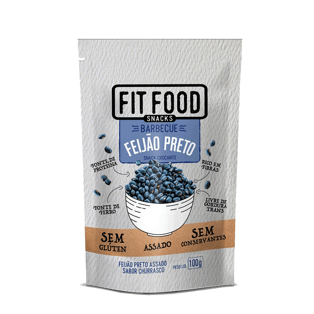 Snacks de Feijão Preto 100g Fit Food
