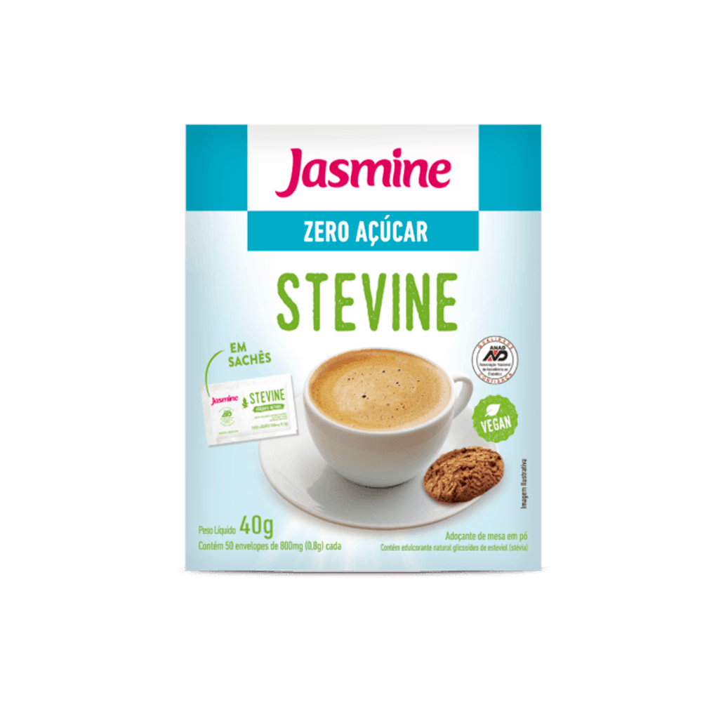 Adoçante Stevine Box 50x40g Jasmine