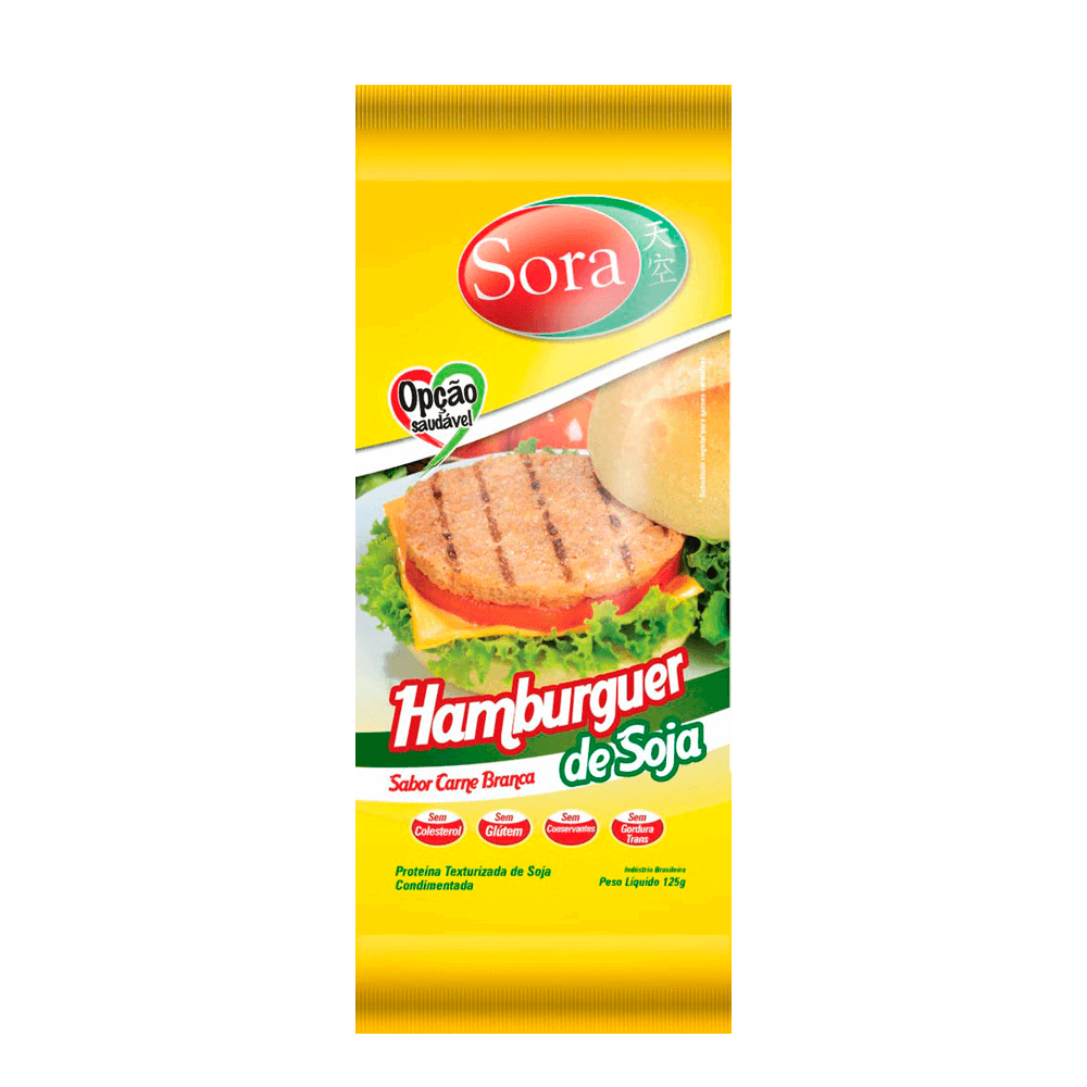 Hambúrguer Vegetal Carne Branca 110g Sora