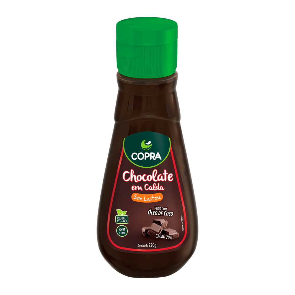 Calda de Chocolate com Óleo de Coco 260ml Copra