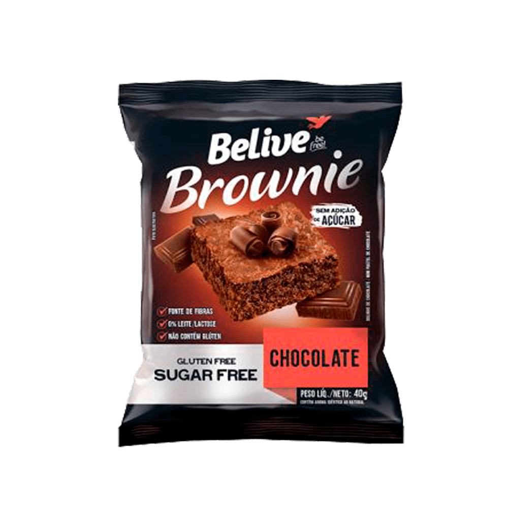 Brownie de Chocolate Zero 40g Belive