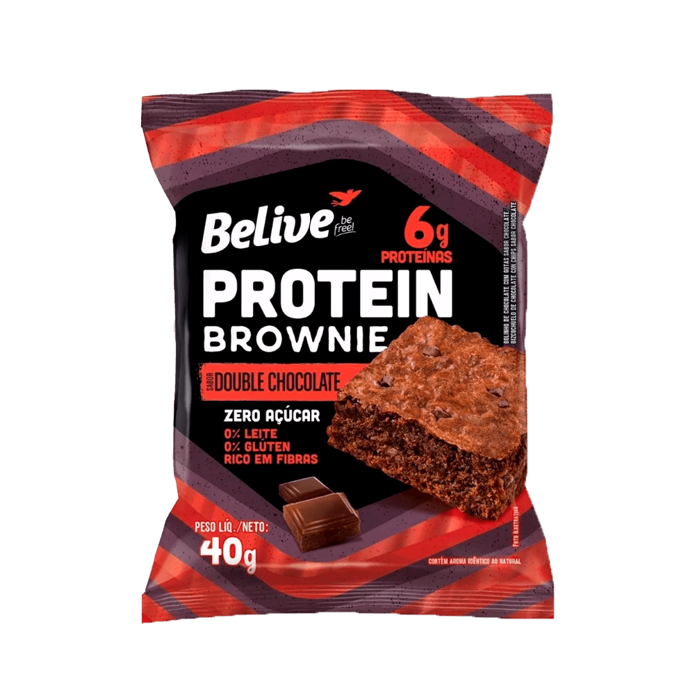 Brownie Protein Double Chocolate Zero 40g Belive