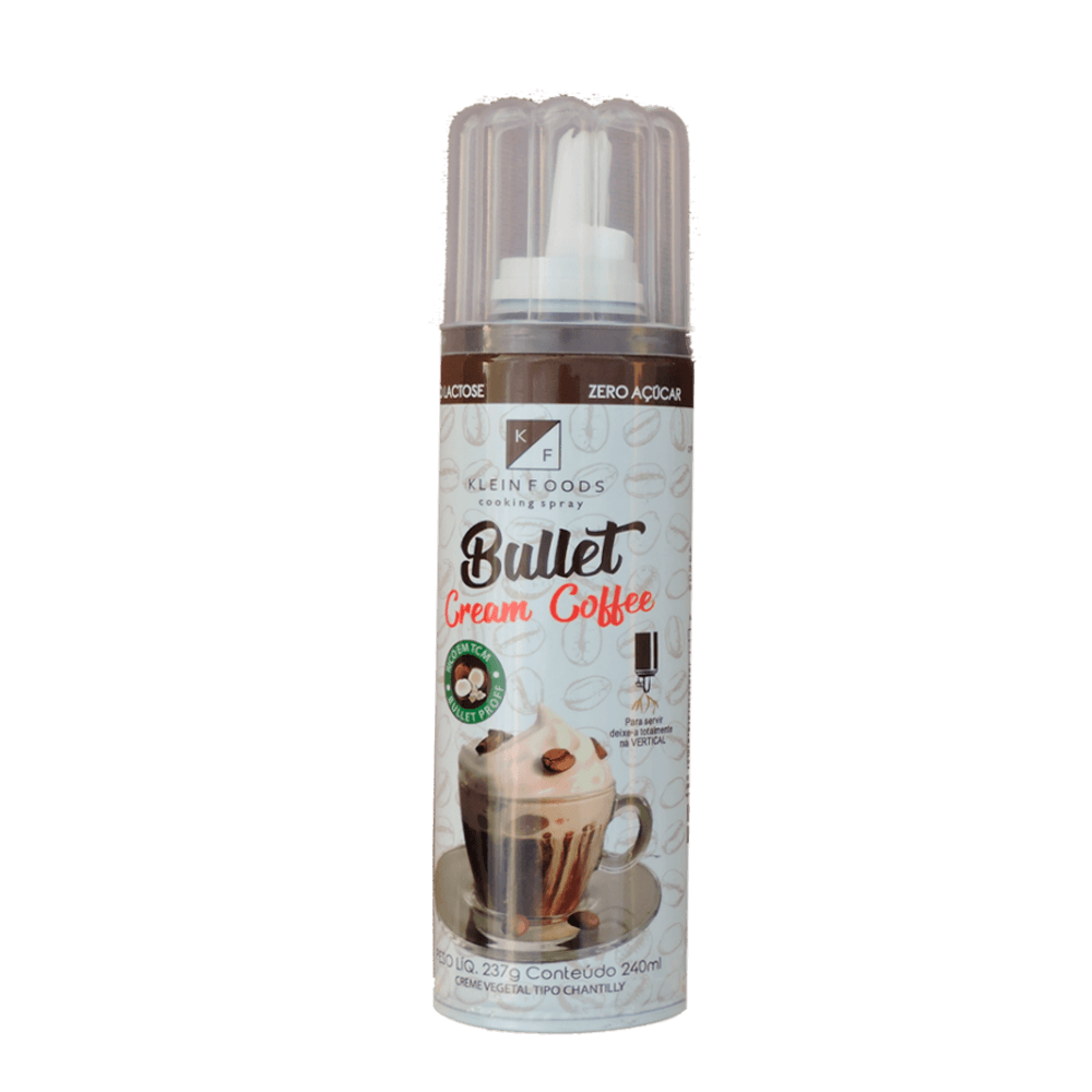 Creme Vegetal Bullet Cream Coffee 237g Klein Foods