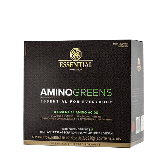 Amino Greens Box Sachê Essential Nutrition