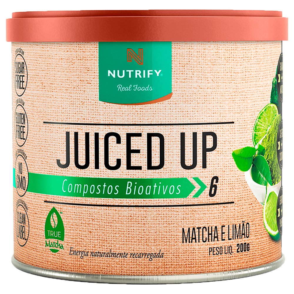Juiced Up Matcha e Limão 200g Nutrify