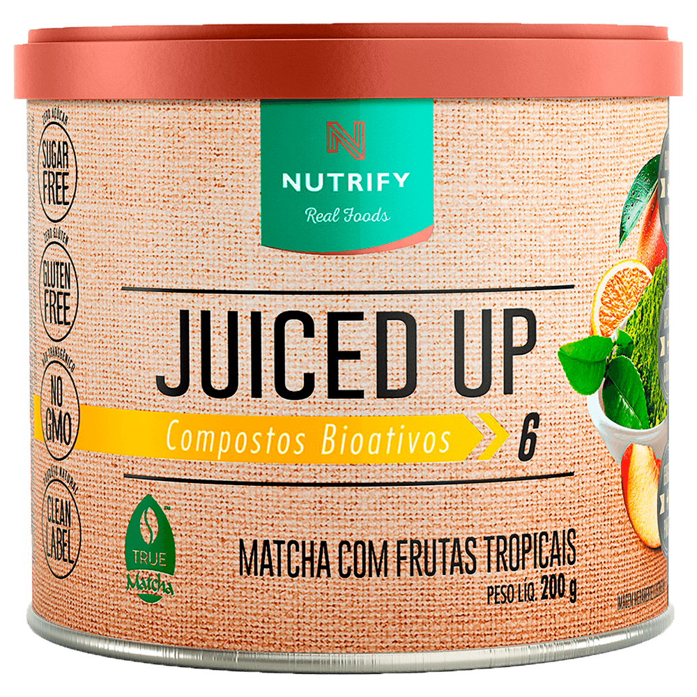 Juiced Up Matcha com Frutas Tropicais 200g Nutrify