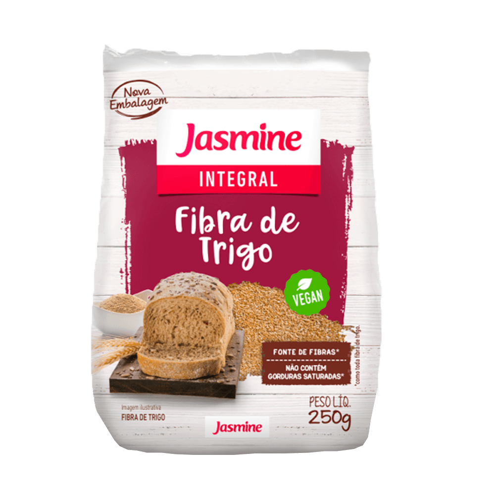 Fibra de Trigo Integral 250g Jasmine