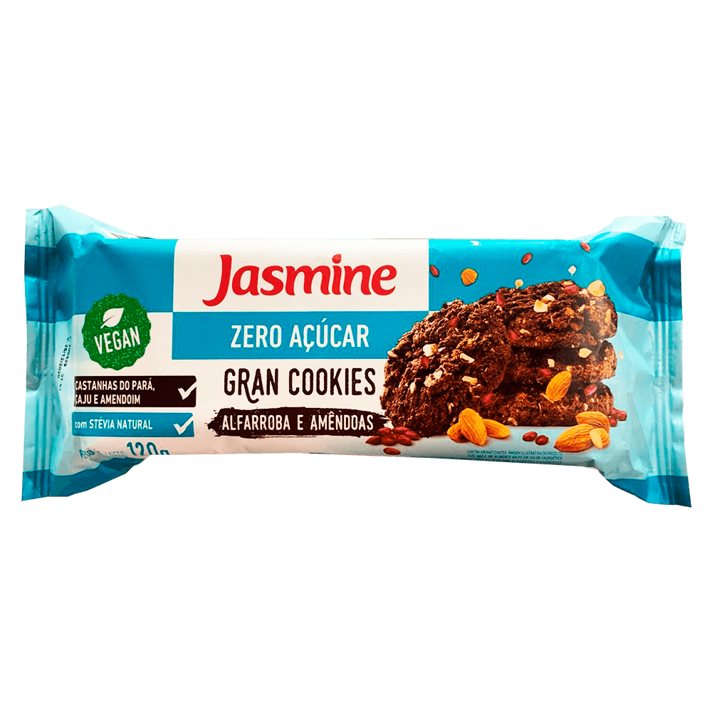 Gran Cookies Zero Açúcar Alfarroba 120g Jasmine