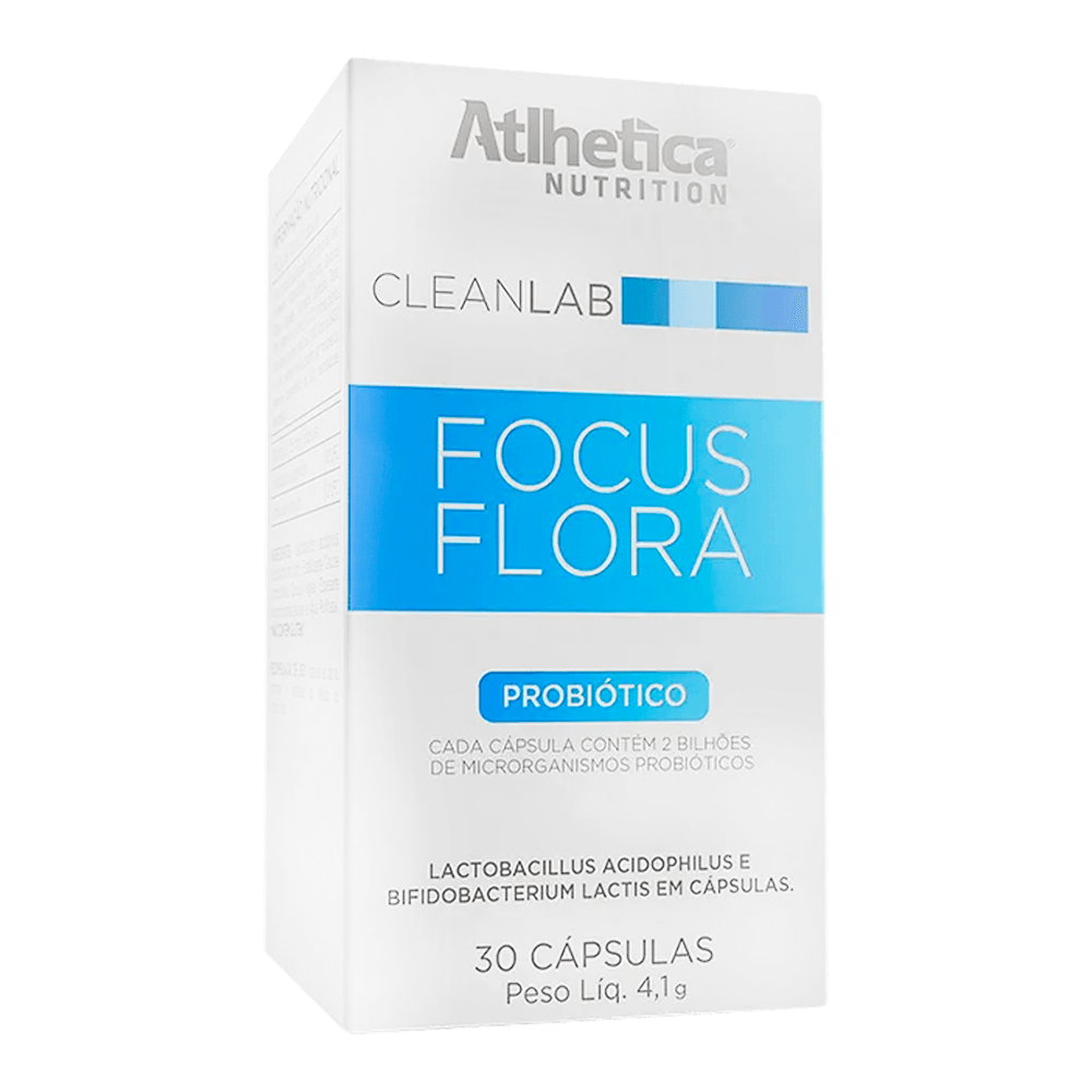 Focus Flora Probiótico 30 Cápsulas Atlhetica Nutrition