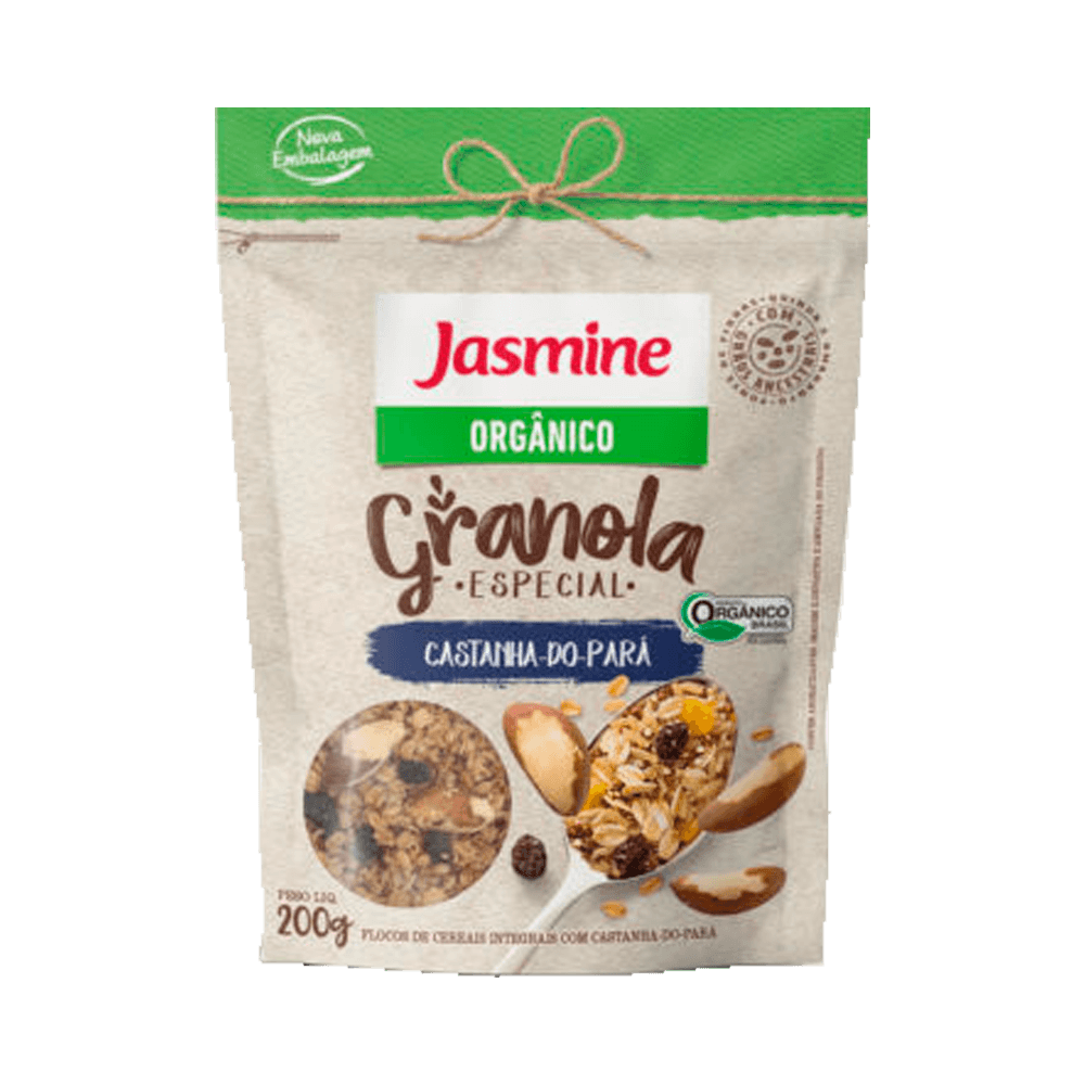 Granola Orgânica Castanha do Pará 200g Jasmine
