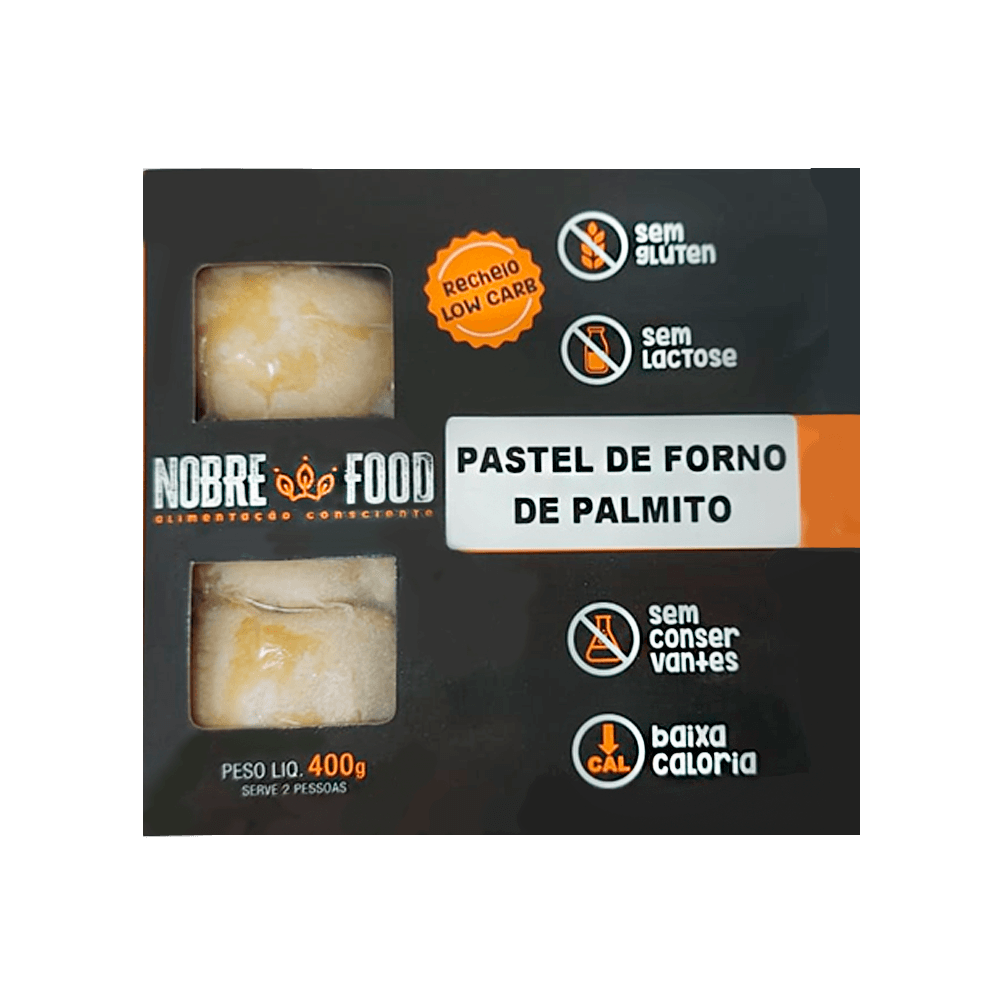 Pastel de Forno de Palmito 400g  Nobre Food
