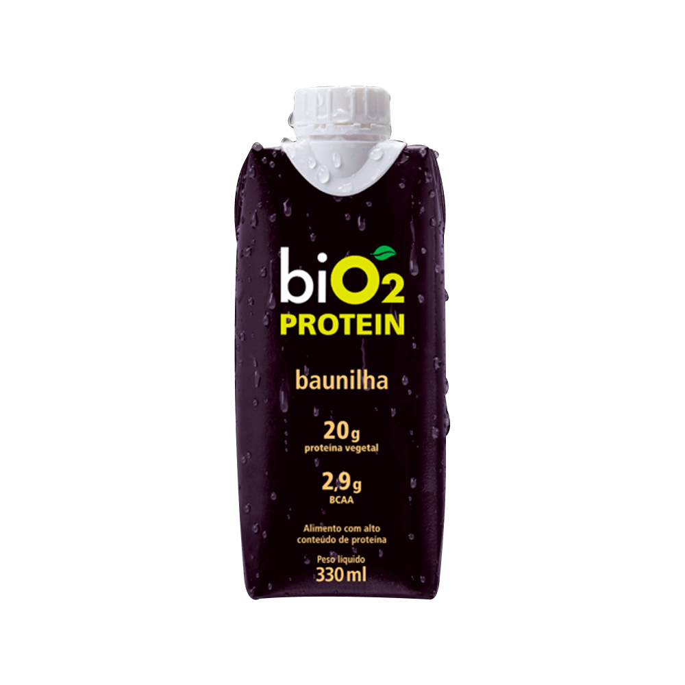 Bebida de Proteína Vegana Sabor Baunilha 330ml Bio2