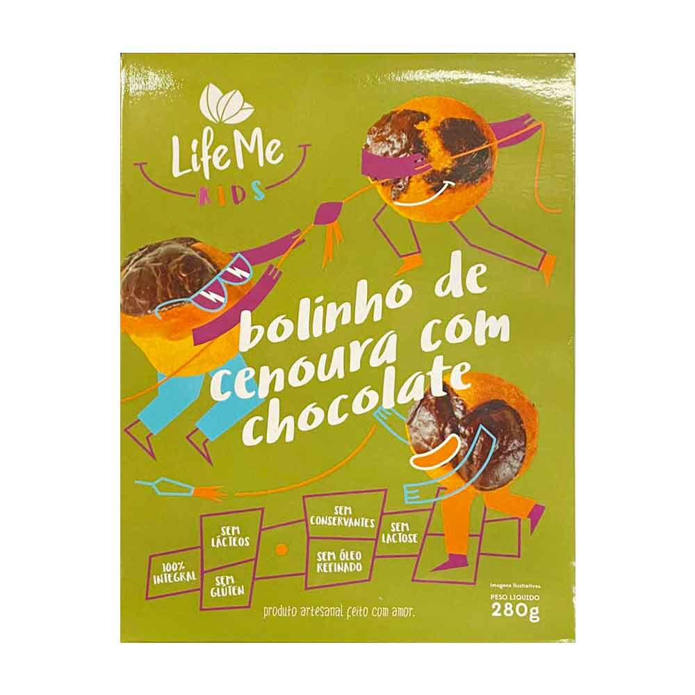 Bolinho de Cenoura com Chocolate 70% 280g Life Me