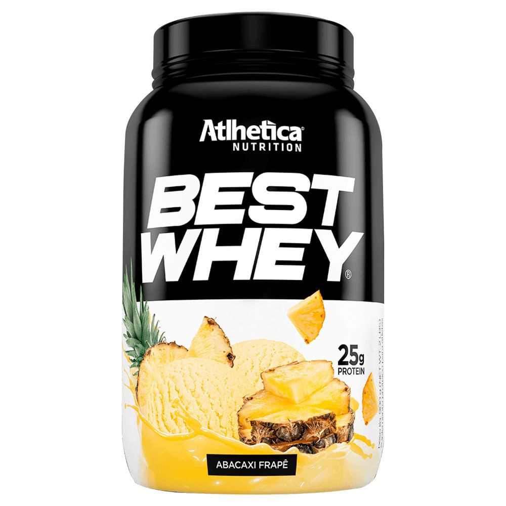 Best Whey Protein Abacaxi Frapé 900g Atlhetica Nutrition