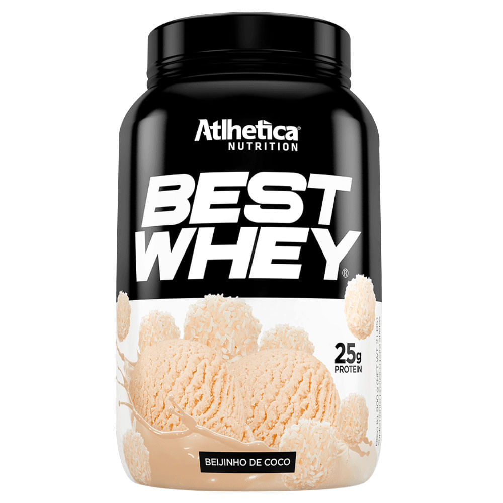 Best Whey Protein Beijinho de Coco 900g Atlhetica Nutrition