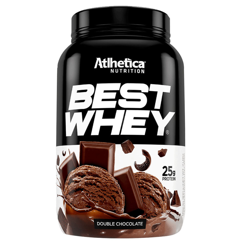 Best Whey Protein Double Chocolate 900g Atlhetica Nutrition