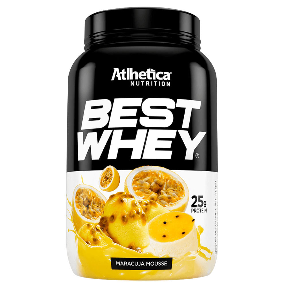 Best Whey Protein Maracujá Mousse 900g Atlhetica Nutrition
