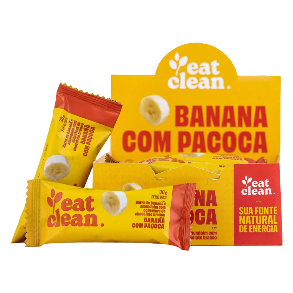 Barrinha de Banana com Paçoca 30g Eat Clean