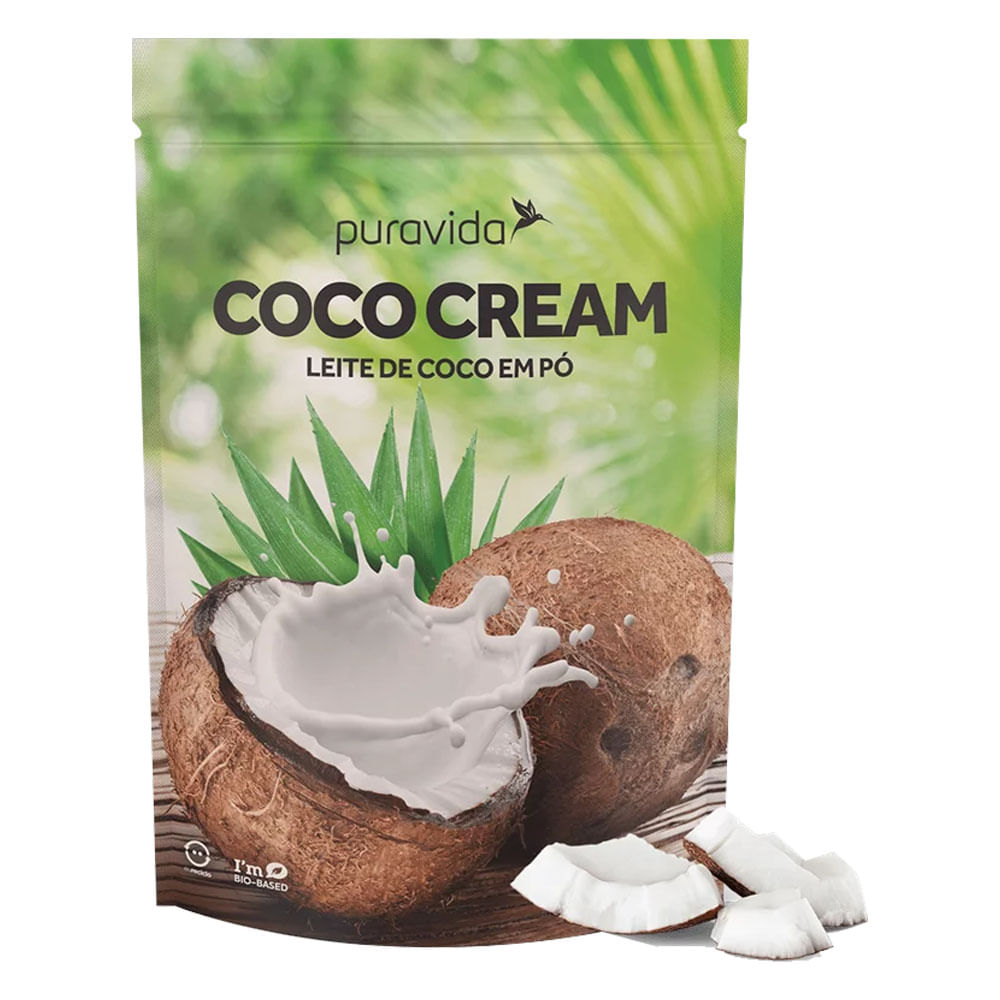 Coco Cream Leite de Coco em Pó 1Kg PuraVida