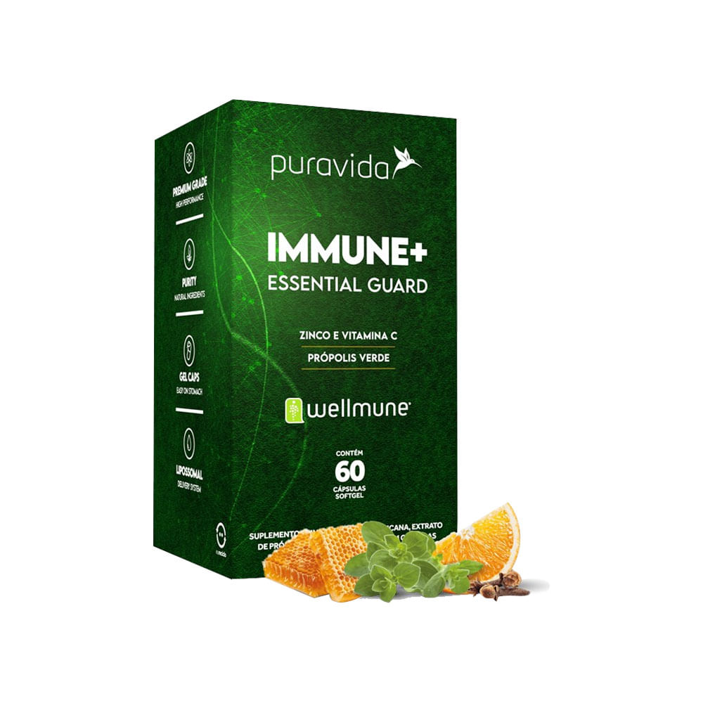 Immune Essential Guard 60 Cápsulas PuraVida