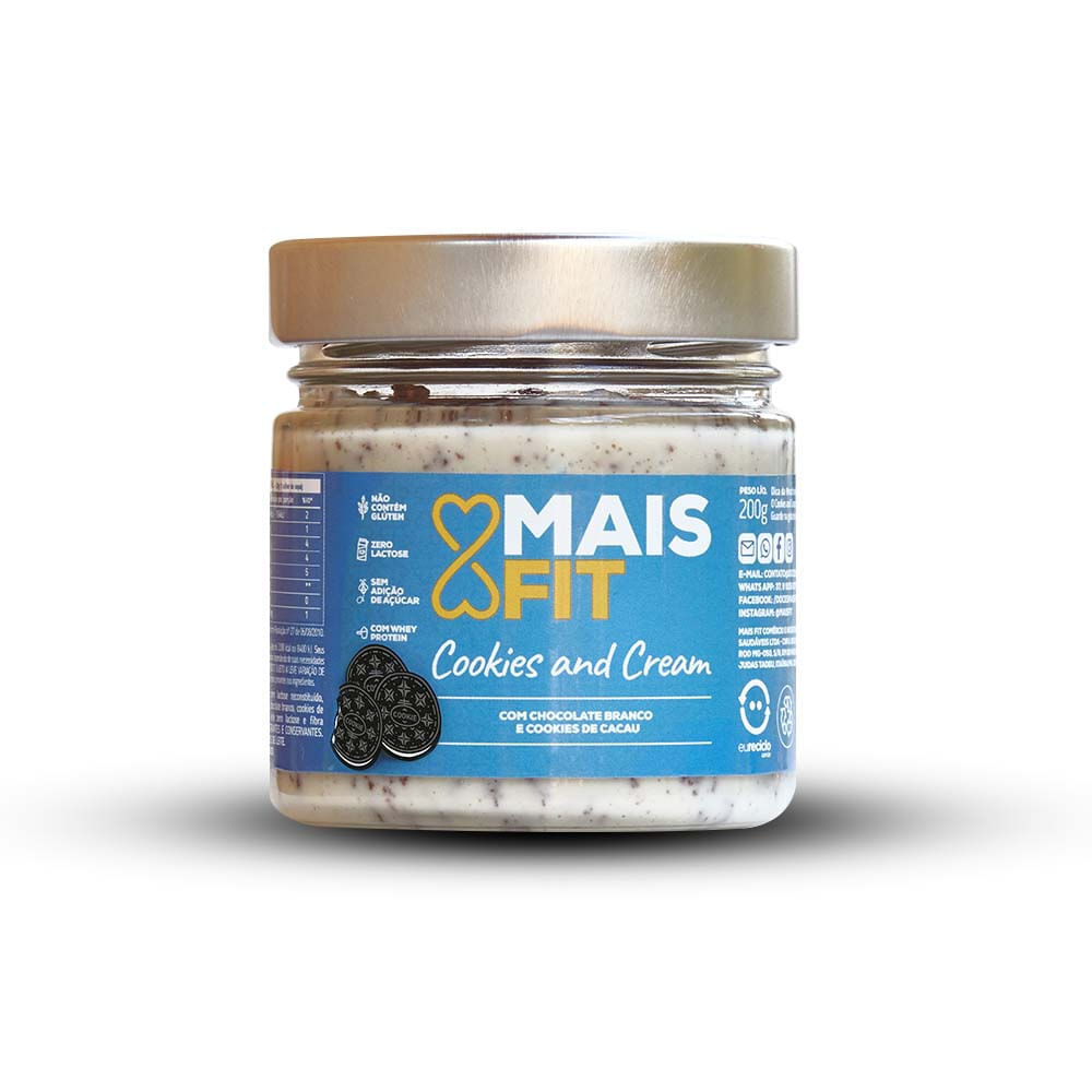 Doce Cookies and Cream Zero 200g Mais Fit