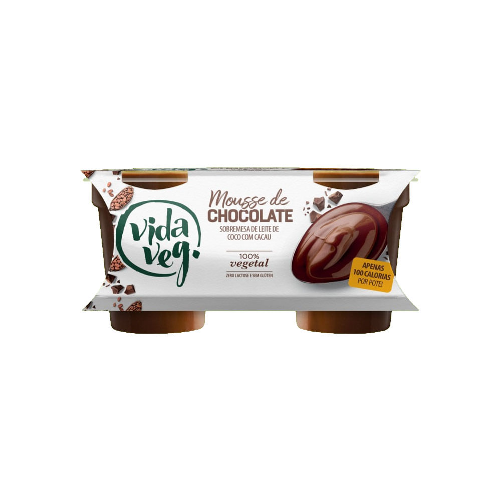 Mousse Vegano de Chocolate 200g Vida Veg