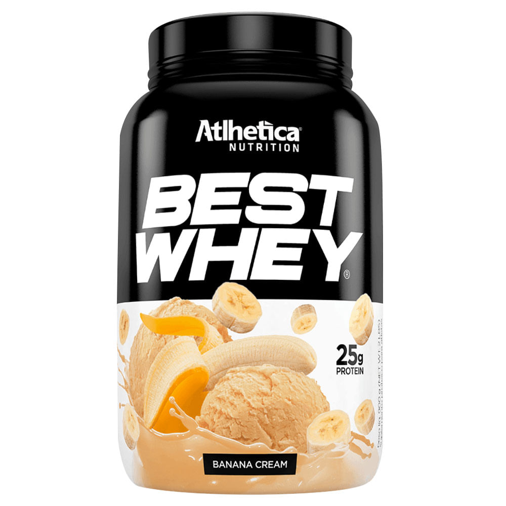 Best Whey Protein Banana Cream 900g Atlhetica Nutrition
