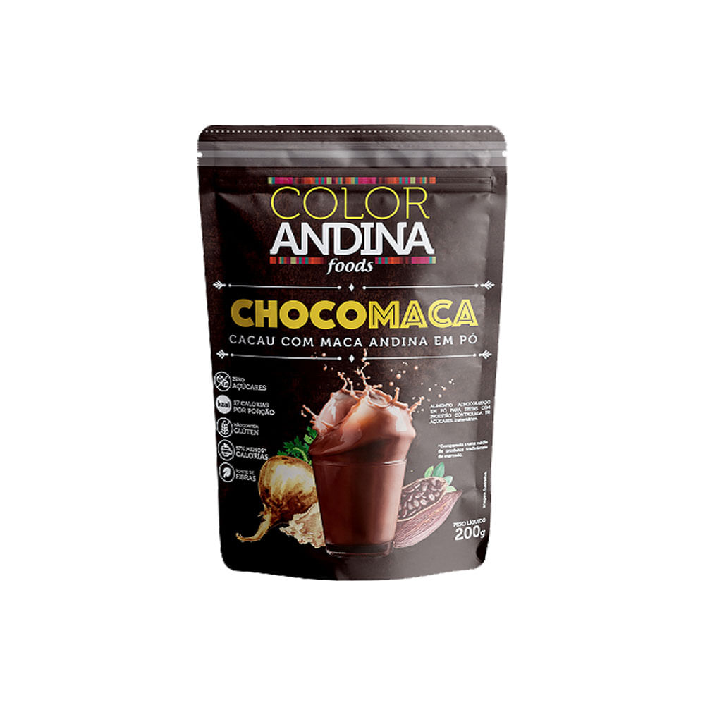 Achocolatado Chocomaca 200g Color Andina
