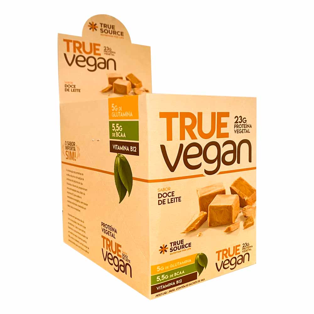 Proteína Vegana True Vegan Doce de Leite 34g True Source
