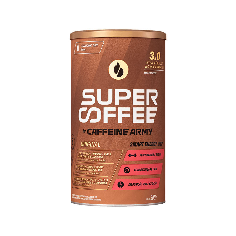 SuperCoffee 3.0 Original Economic Size 380g Caffeine Army