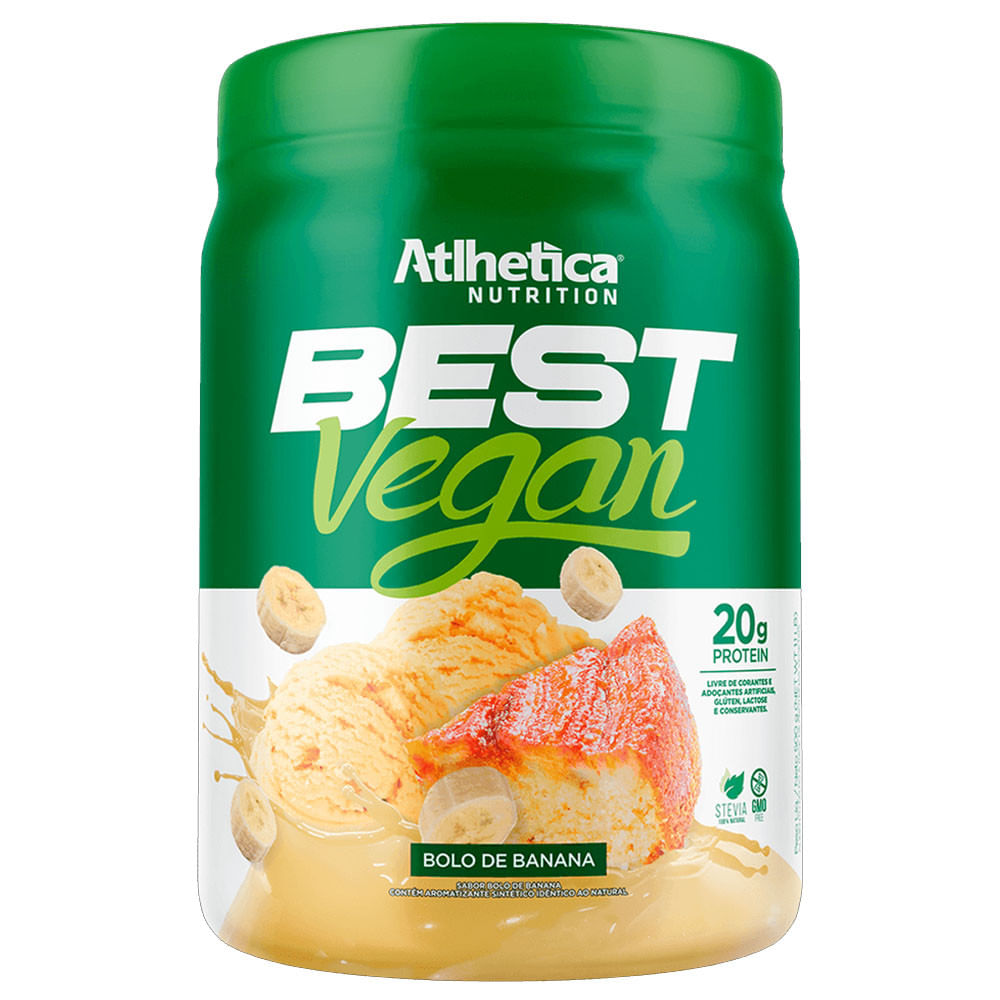 Best Vegan Protein Bolo de Banana 500g Atlhetica Nutrition