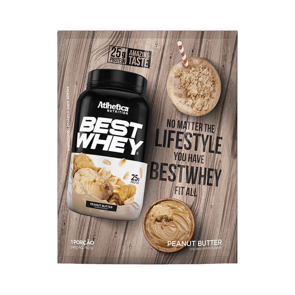 Best Whey Protein Peanut Butter 40g Atlhetica Nutrition