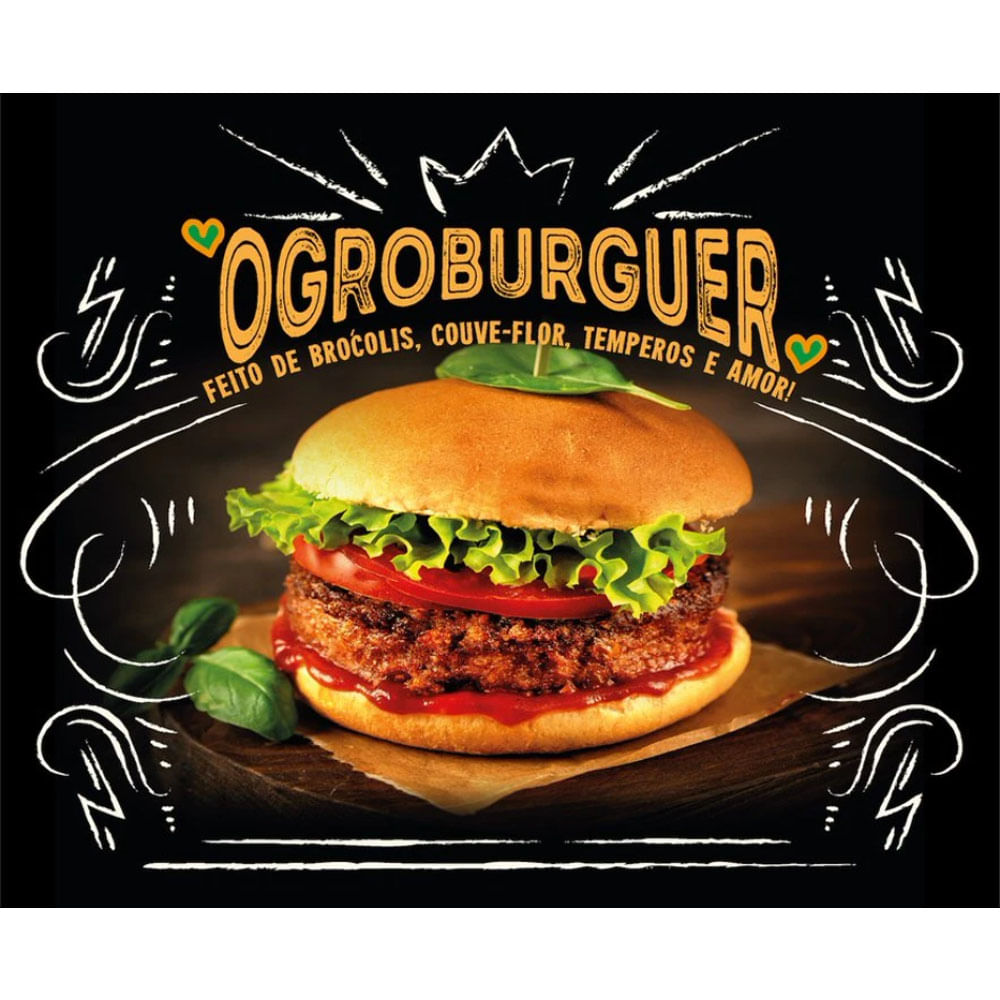 Hambúrguer Vegano OgroBurguer 360g Ogro Vegano