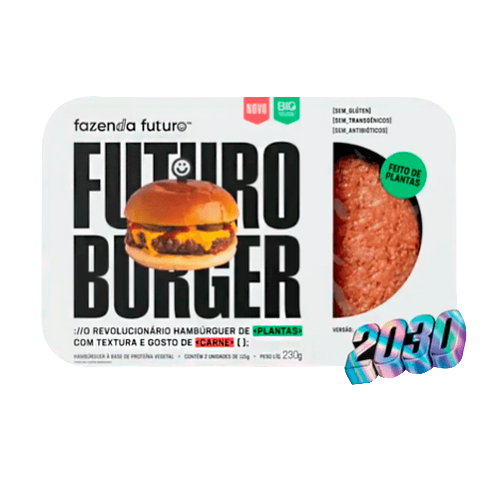 Hambúrguer Vegano 2030 230g Fazenda Futuro