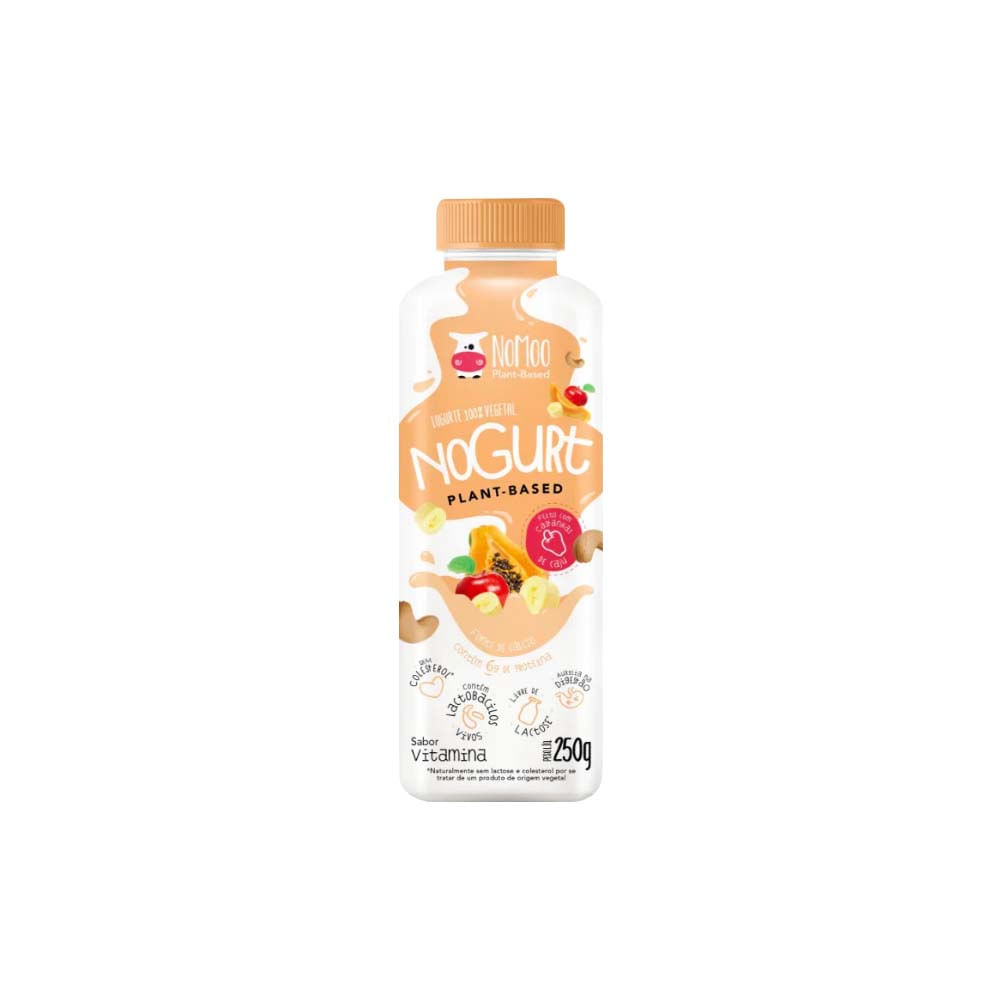 Iogurte Vegetal Nogurt Plant-Based Vitamina de Frutas 250g Nomoo
