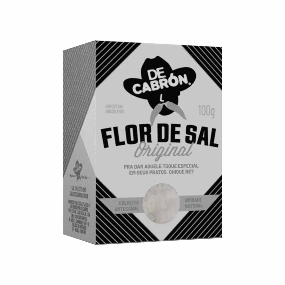 Flor de Sal Original 100g De Cabrón