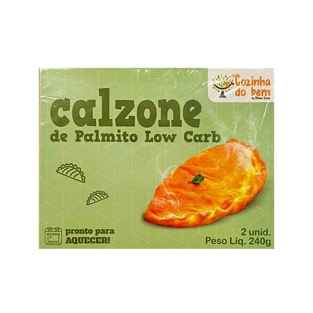 Calzone Low Carb Palmito 240g Cozinha do Bem