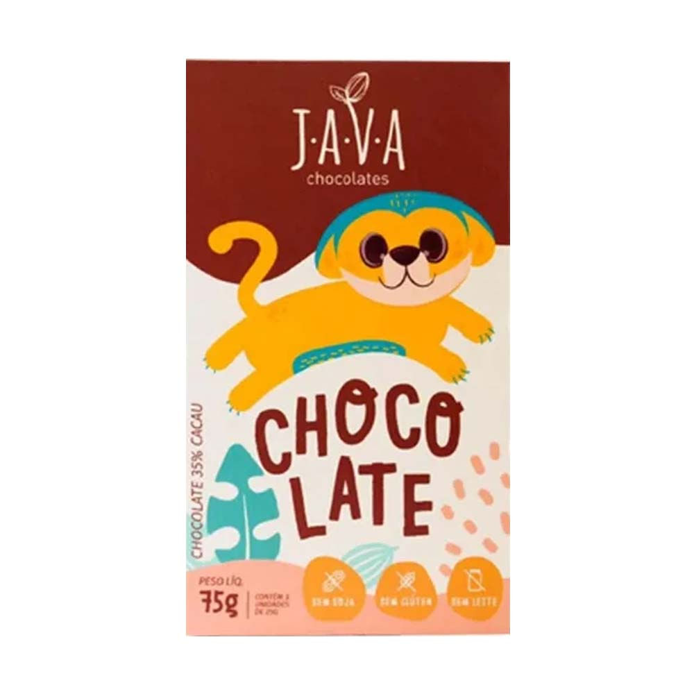 Chocolate Infantil Zero Lactose JUPA 75g Java