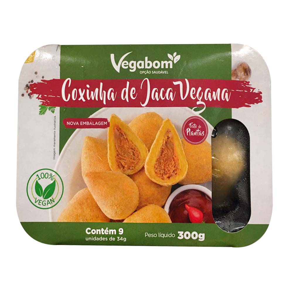 Coxinha de Jaca Vegana 300g Vegabom