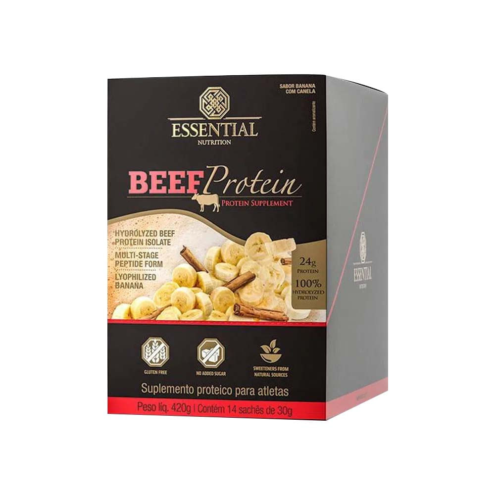 Beef Protein Banana com Canela 32g Essential Nutrition