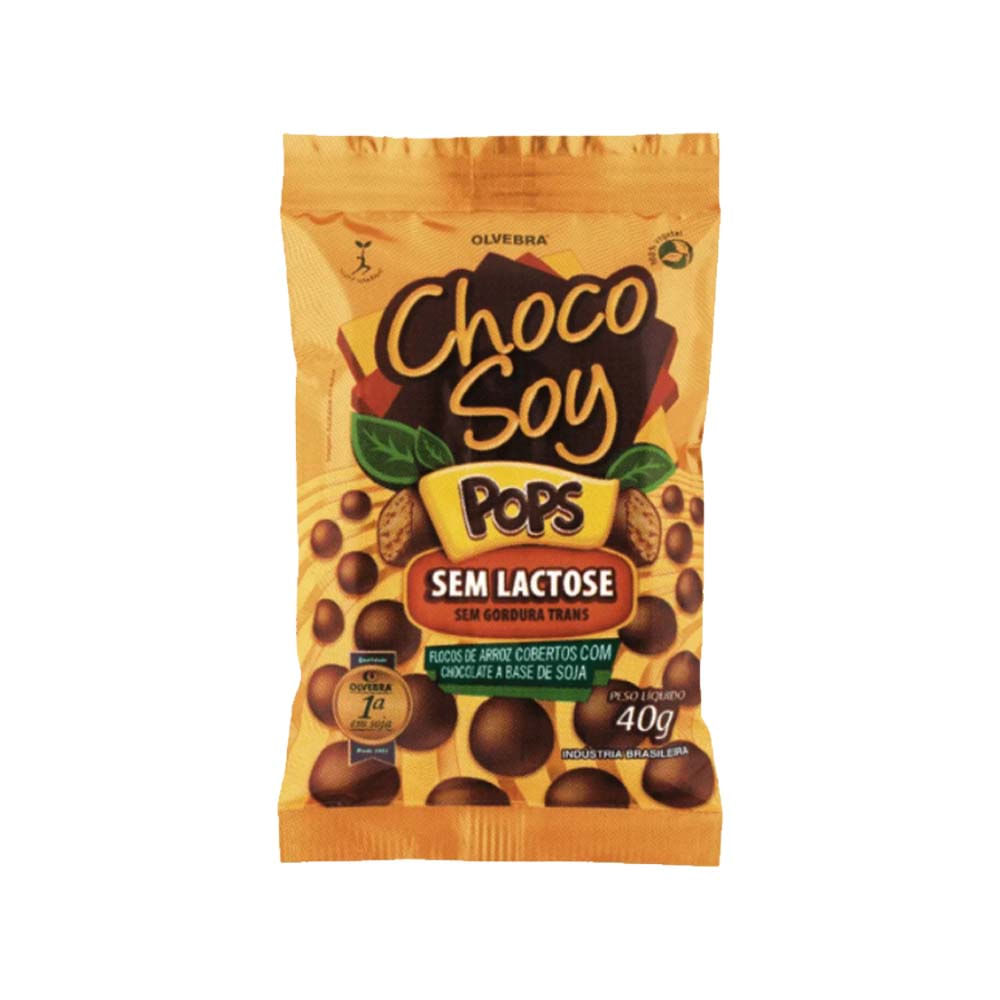Choco Soy Pops 40g Olvebra