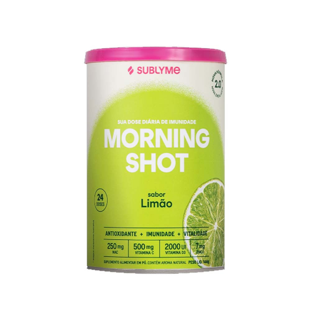 Morning Shot 2.0 Sabor Limão 144g Sublyme