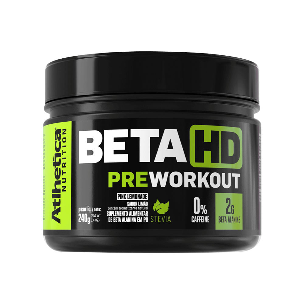 Beta HD Pre Workout Pink Lemonade 240g Atlhetica Nutrition
