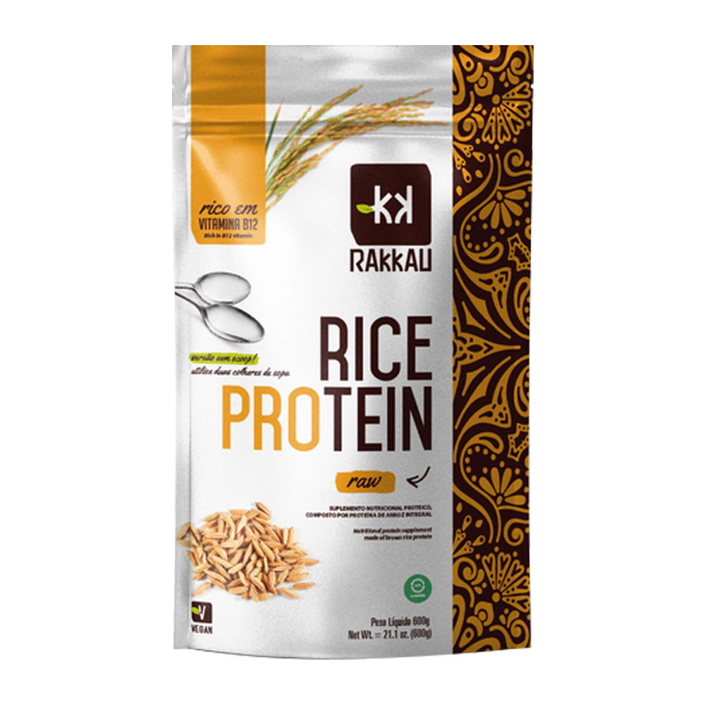 Rice Protein Natural 600g Rakkau