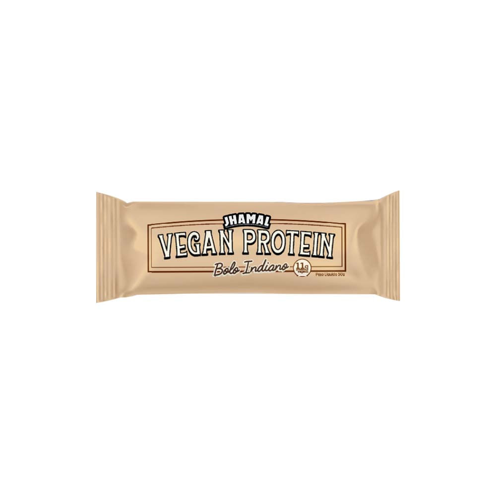 Barra Vegan Protein Bolo Indiano 50g Jhamal