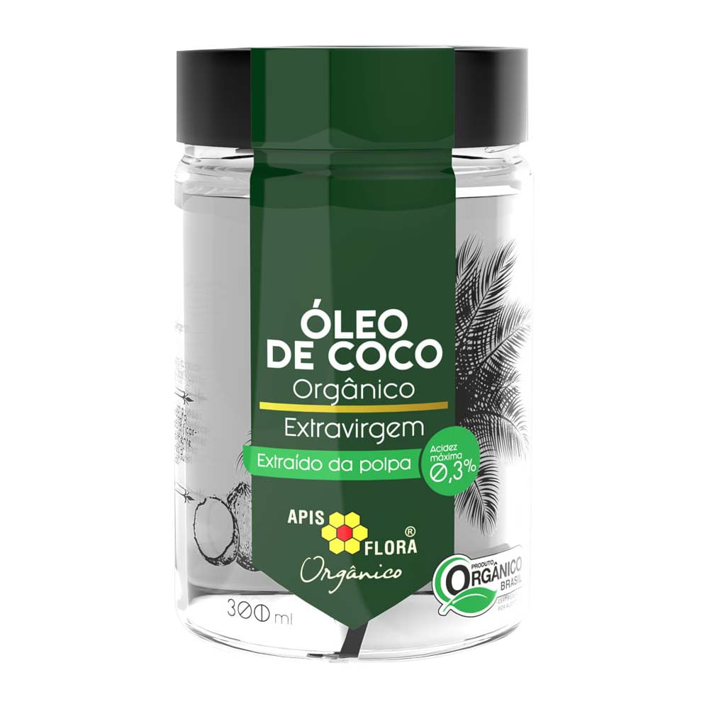 Óleo de Coco Extravirgem Orgânico 300ml Apis Flora