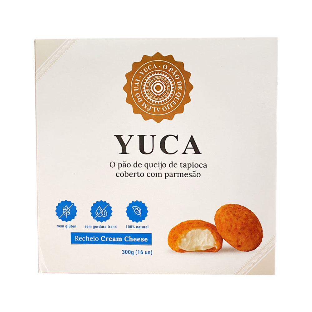 Pão de Queijo de Tapioca com Cream Cheese 300g Yuca