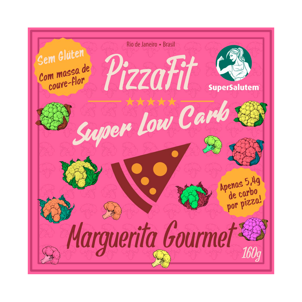 Pizza Marguerita Gourmet Low Carb 160g SuperSalutem