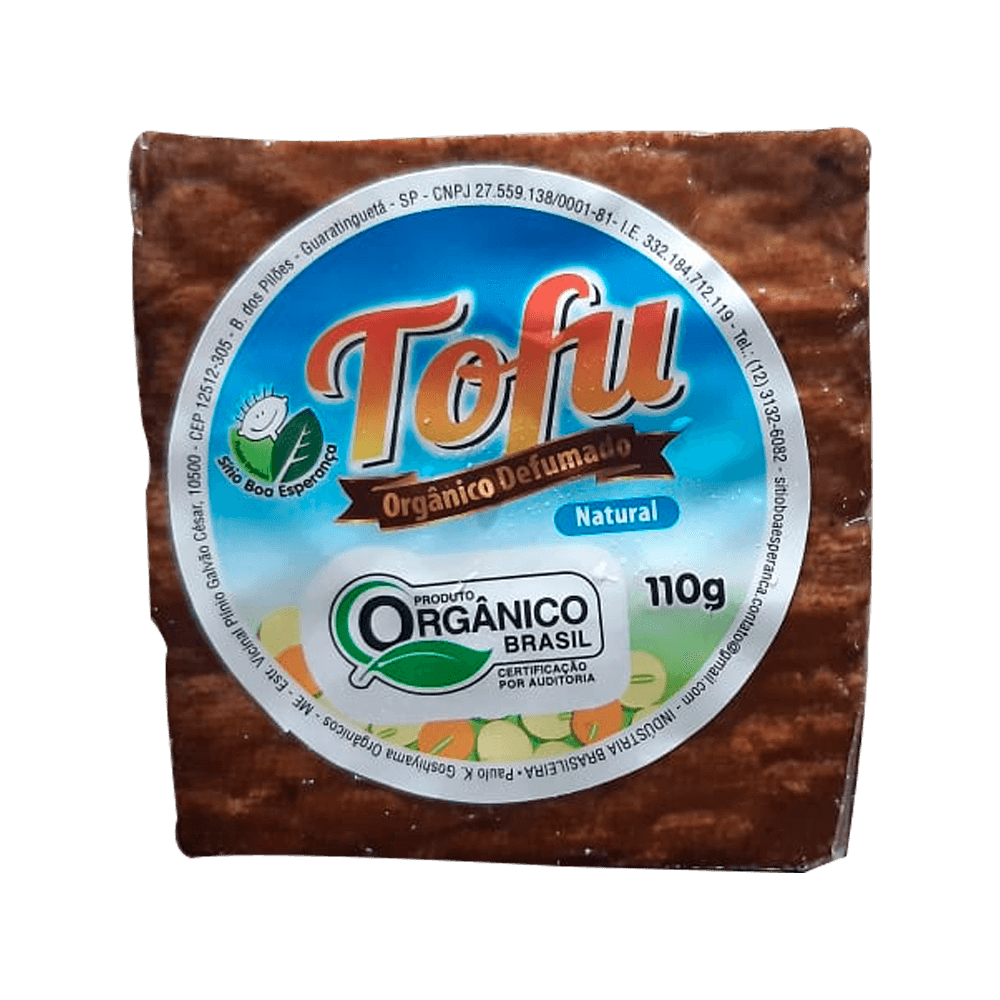 Tofu Orgânico Defumado 110g Sítio Boa Esperança